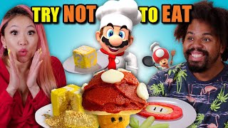 Try Not To Eat Challenge - Super Mario Bros. Food | People Vs. Food