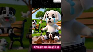 poop| dog poop leaked in Park #dog #dogs #doglover #cute #dogshorts #funny #shorts #dogvideos #pets