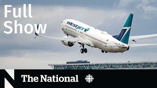CBC News: The National | WestJet strike averted, Alberta wildfires, Leafs GM out