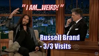 Russell Brand - Two Crazy, CRAZY Comedians - 3/3 Visits In Chronological Order