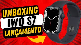 SMARTWATCH IWO S7 Series 7 LANÇAMENTO - 45mm. UNBOXING TRAILER