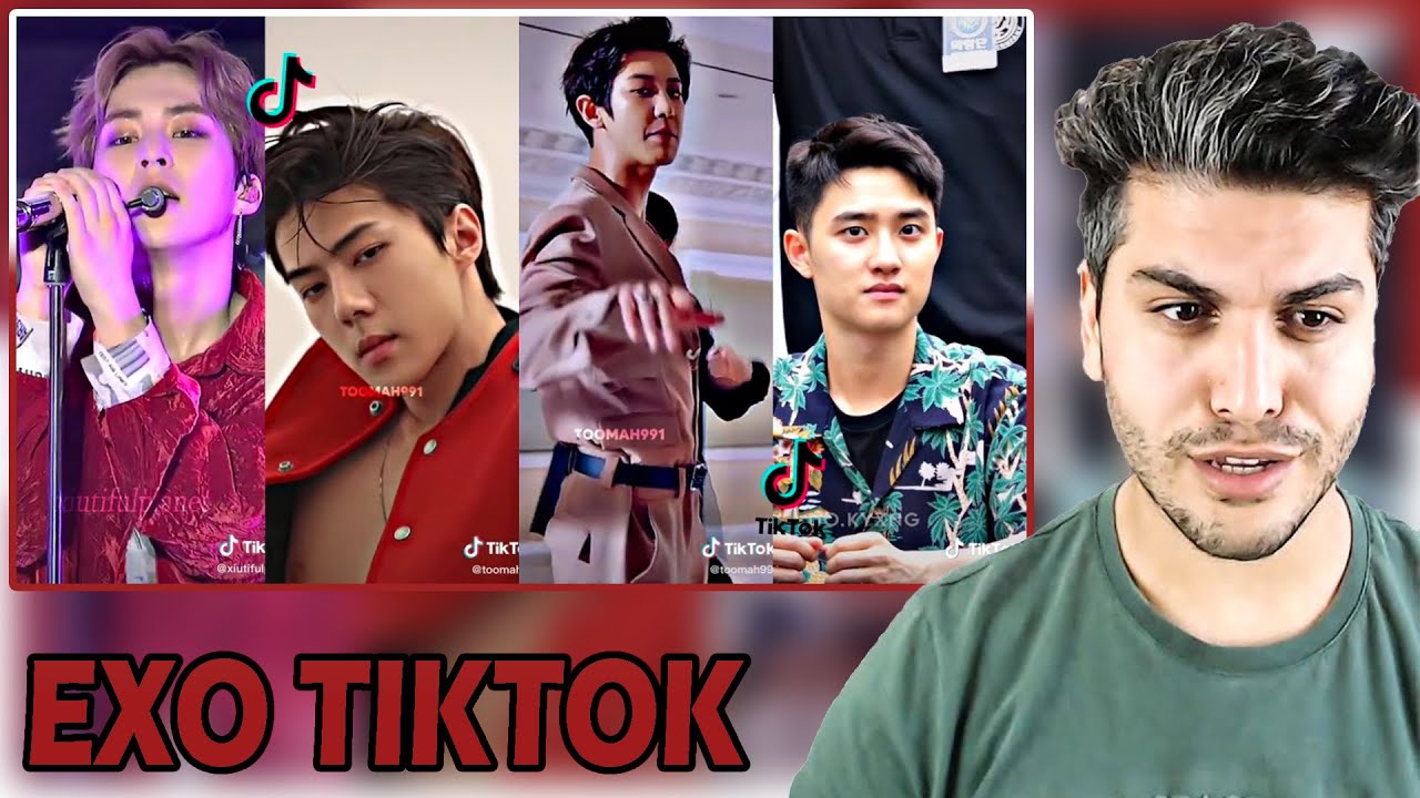 Eng Sub Exo Tiktok Edit Compilation Reaction Kpop Tepki̇ Youtube