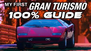 My First Gran Turismo | 100% Guide \u0026 Rewards!