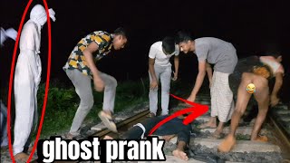 Ghost prank scary ghost prank in railway