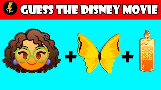 Guess The Disney Movie By Emoji | Only 1% Can Guess the Disney Movie In 10 Seconds | Flash Quiz