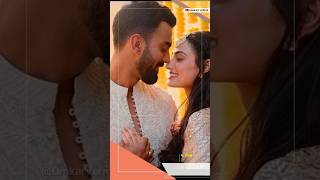 Indian Cricketer KL Rahul with Beautiful Wife Athiya Shetty ❤️🌟 #status #cricket #shortvideo