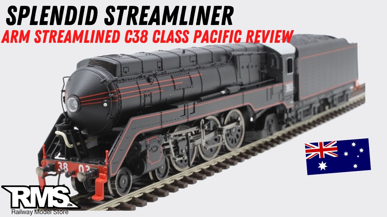 HO Gauge C38 Class Pacific - Australian Railway Models 87002 Unboxing ...