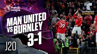 Highlights & Goals | Man. United vs. Burnley 3-1 | Premier League | Telemundo Deportes