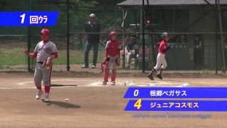 【少年野球】20150426西本幸雄杯大会根郷ペガサスVSジュニアコスモス