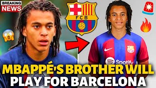 🚨BOMB! WILL MBAPPÉ'S BROTHER NOW PLAY FOR BARCELONA? NOBODY WAS EXPECTING THIS! BARCELONA NEWS TODAY