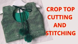 BABY CROP TOP | CROP TOP CUTTING AND STITCHING | Designer Baby Crop Top | Crop Top Design