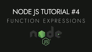 Node.js Crash Course Tutorial #4 - Function Expressions | Simplified Function Expressions.