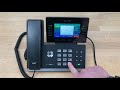 Set Voicemail Greeting on a Yealink T54W