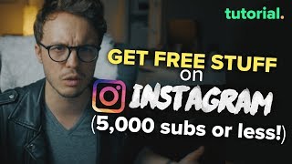 GET FREE PRODUCTS on INSTAGRAM & make Money with it (under 5,000 followers)