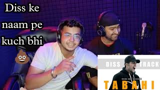 TABAHI - Disstrack ( Reply To All Abusive Rappers ) Thara Bhai Joginder | REACTION