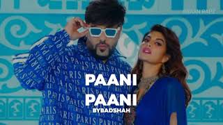 Badshah - Paani Paani | Jacqueline Fernandez | Aastha Gill | ( Official Music Audio )