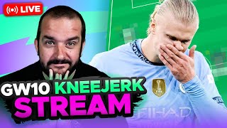 IT'S OVER | FPL KNEEJERK GAMEWEEK 10 | LIVE Q\u0026A | Fantasy Premier League Tips 2024/25