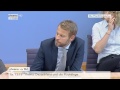 rücktritt des bamf präsidenten seibert auf bundespressekonferenz am 18.09.2015