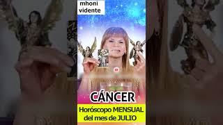 ❎❎ ⚠️ MHONI VIDENTE horoscopo del mes de JULIO CANCER 🛑❎❎ #shorts #mhonividente #horoscopo mensual