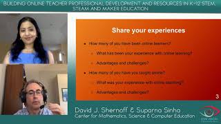 Building Online Teacher Professional Development and Resources in K12 STEM STEAM and Maker Education