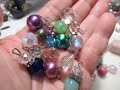 Beaded charms for beginners, how to make beaded charms , using beads to make charms, glass charms