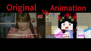 ဓါးပြကြီး, Original Vs Animation #minecarft #minecraftmyanmar #sakamoto #short #anime #aluz