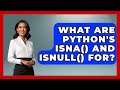 What Are Python's Isna() And Isnull() For? - Python Code School