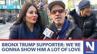 Bronx Trump supporter: We're gonna show him a lot of love