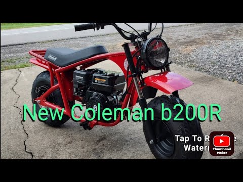 New Coleman B200R Minibike - YouTube