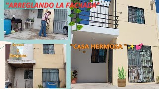 ARREGLANDO MI CASA 🏡// Poniendo Bonita la fachada 💯🌱//  Hermosa Casa ✅❣️