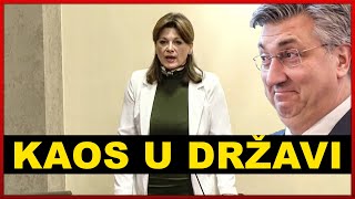 Karolina Vidović Krišto prokazala Plenkovića i HDZ-ovce, pa zaradila dvije opomene zbog istine