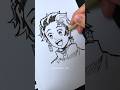 Drawing ASMR - Tanjiro! Demon Slayer! Satisfying Art! (#shorts)