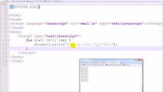 JavaScript Tutorial - 15 - for loop