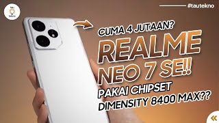 4 JUTAAN? REALME NEO 7 SE SEGERA RILIS! MASUK INDONESIA? | bocoran Realme NEO7 SE Indonesia