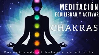 Meditación para Desbloquear, Alinear y Activar los 7 Chakras ✨🌀🧘🏻🍃