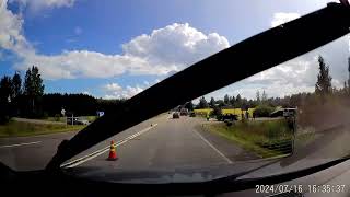 Accident on VT6 16.7.2024 near Parikkala