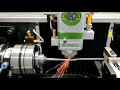 High-precision pneumatic rotary chuck, clamping accuracy of 0.005 mm, laser cutting and punching