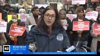 Rally held in Queens for legislation legalizing basement apartments