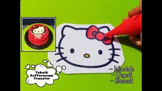 Hello Kitty - Menghias Kue Ultah