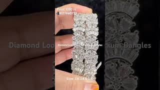 Diamond Look Like Premium CZ Bangles 1350rs 📲9177940777#bangles #cz #ad #jewellery #shortsviral #yt