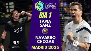 🏆 Hexagon Cup 2025 | Tapia y Sanz vs Navarro y Chozas | DÍA 1 desde Madrid Arena | Highlights 🎾