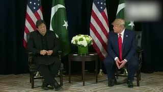 Watch Trump's reaction as Imran Khan talks about India, Afghanistan, Iran