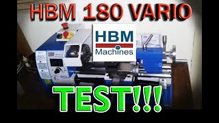 HBM 180 VARIO TEST!!!!  ALUMINIUM, STEEL, BRASS / ALUMINIU, OTEL, BRONZ