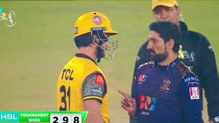 Ben Cutting vs Sohail Tanvir fight scene full in Psl. Cricket fights.