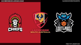 Chiefs v Outlaws  - 2024 Men's Indoor Lacrosse League