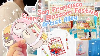 ARTIST ALLEY VLOG 01 - San Francisco's 2022 Cherry Blossom Festival with Mini Art Mart