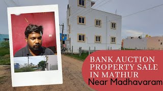 Bank Auction Property Sale in Mathur near Madhavaram | Vacant Land | 2739 sq.ft just 61.5 lakhs