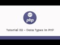 Data Types in PHP