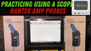 MP 408 OSCILLOSCOPE USING HANTEK CC-65 AND CC-650 AMP CLAMPS (RELATIVE COMPRESSION, DRIFT TESTS)