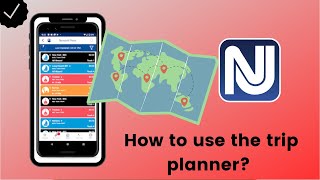 How to use the trip planner on NJ TRANSIT Mobile App?